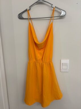 Orange Inmod Mini Dress